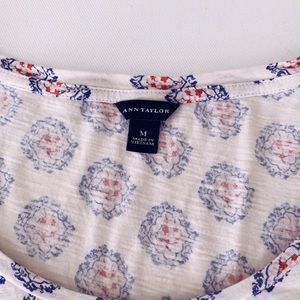 Ann Taylor Patterned Tee